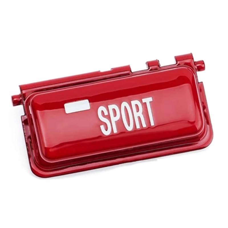 Innenzubehör Für 3 Serie M3 E46 1998-2004 Auto Lenkrad Bewegung Modus IO Push-Taste Schalter Taste Abdeckung Zubehör Innenraum(Red B) von Qsnfda
