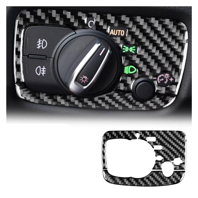 Innenzubehör Für A3 S3 RS3 8V 2014 2015 2016 2017 2018 Carbon Fiber Innen Auto Schalter Taste Rahmen Aufkleber Abdeckung trim Zubehör Innenraum von Qsnfda