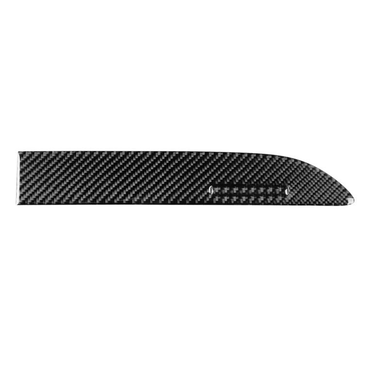 Innenzubehör Für A6 S6 C6 2005-2011 Auto Co-Pilot Handschuhfach Innenabdeckung Trim Panel Streifen Aufkleber Zubehör Innenraum(Black RHD) von Qsnfda