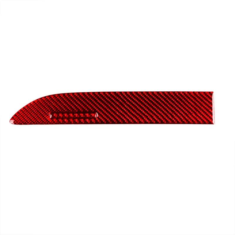 Innenzubehör Für A6 S6 C6 2005-2011 Auto Co-Pilot Handschuhfach Innenabdeckung Trim Panel Streifen Aufkleber Zubehör Innenraum(Red LHD) von Qsnfda
