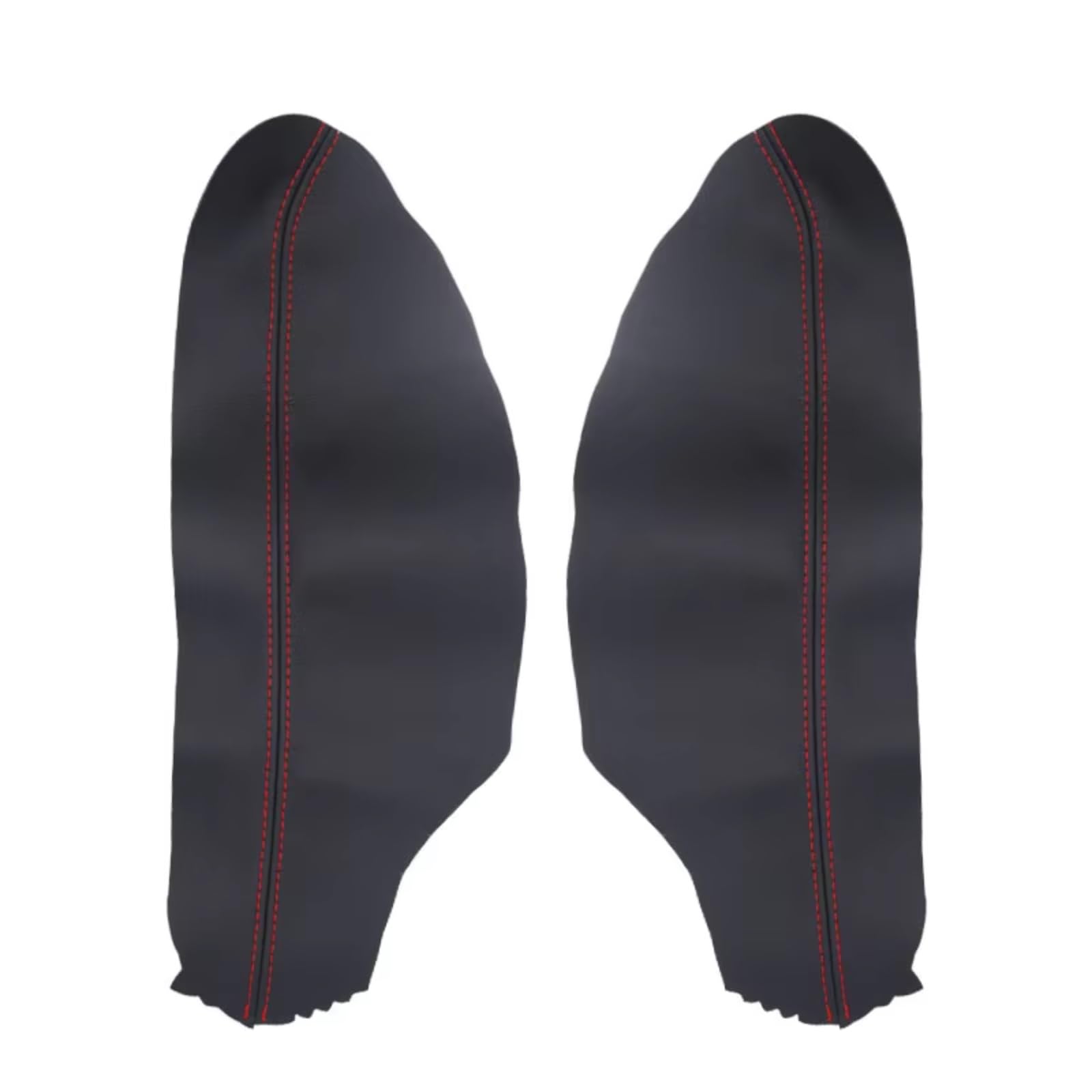 Innenzubehör Für Accord 8th Für Gen Coupe 2008 2009 2010 2011 2012 2 stücke Mikrofaser Leder Auto Vorderen Tür Griff armlehne Panel Abdeckung Trim Zubehör Innenraum(Black-red line) von Qsnfda