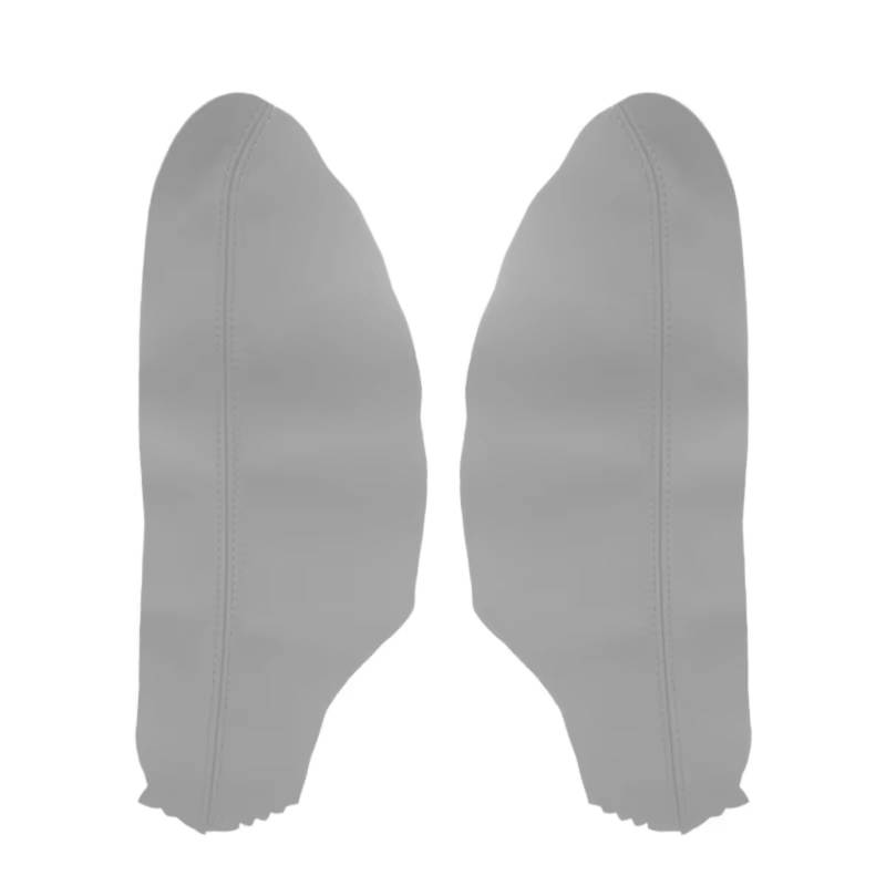 Innenzubehör Für Accord 8th Für Gen Coupe 2008 2009 2010 2011 2012 2 stücke Mikrofaser Leder Auto Vorderen Tür Griff armlehne Panel Abdeckung Trim Zubehör Innenraum(GRAY) von Qsnfda