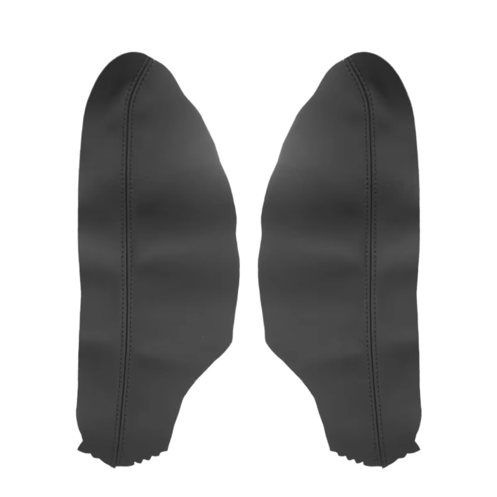 Innenzubehör Für Accord 8th Für Gen Coupe 2008 2009 2010 2011 2012 2 stücke Mikrofaser Leder Auto Vorderen Tür Griff armlehne Panel Abdeckung Trim Zubehör Innenraum(Schwarz) von Qsnfda