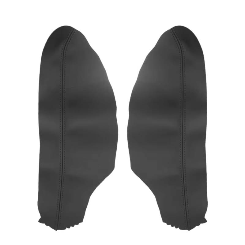 Innenzubehör Für Accord 8th Für Gen Coupe 2008 2009 2010 2011 2012 2 stücke Mikrofaser Leder Auto Vorderen Tür Griff armlehne Panel Abdeckung Trim Zubehör Innenraum(Schwarz) von Qsnfda