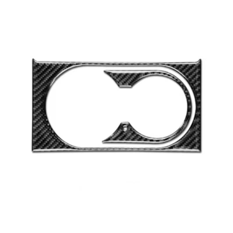 Innenzubehör Für Benz Für GLS 16-18 Für GLE 15-17 GL 2013-2015 ML Carbon Faser Auto innen Tasse Halter Abdeckung Trim Aufkleber Zubehör Innenraum(B-carbon fiber) von Qsnfda