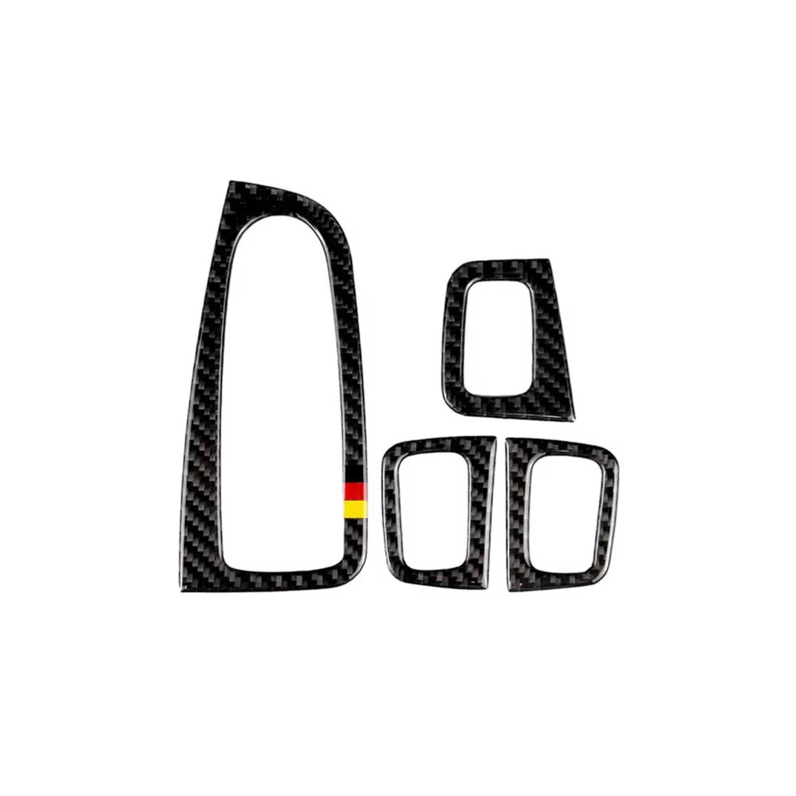 Innenzubehör Für Benz W205 C180 C200 C300 GLC260 C Klasse Auto Fenster Gläser Lift-Taste Abdeckung Schalter Rahmen Trim Zubehör Innenraum(German Color) von Qsnfda