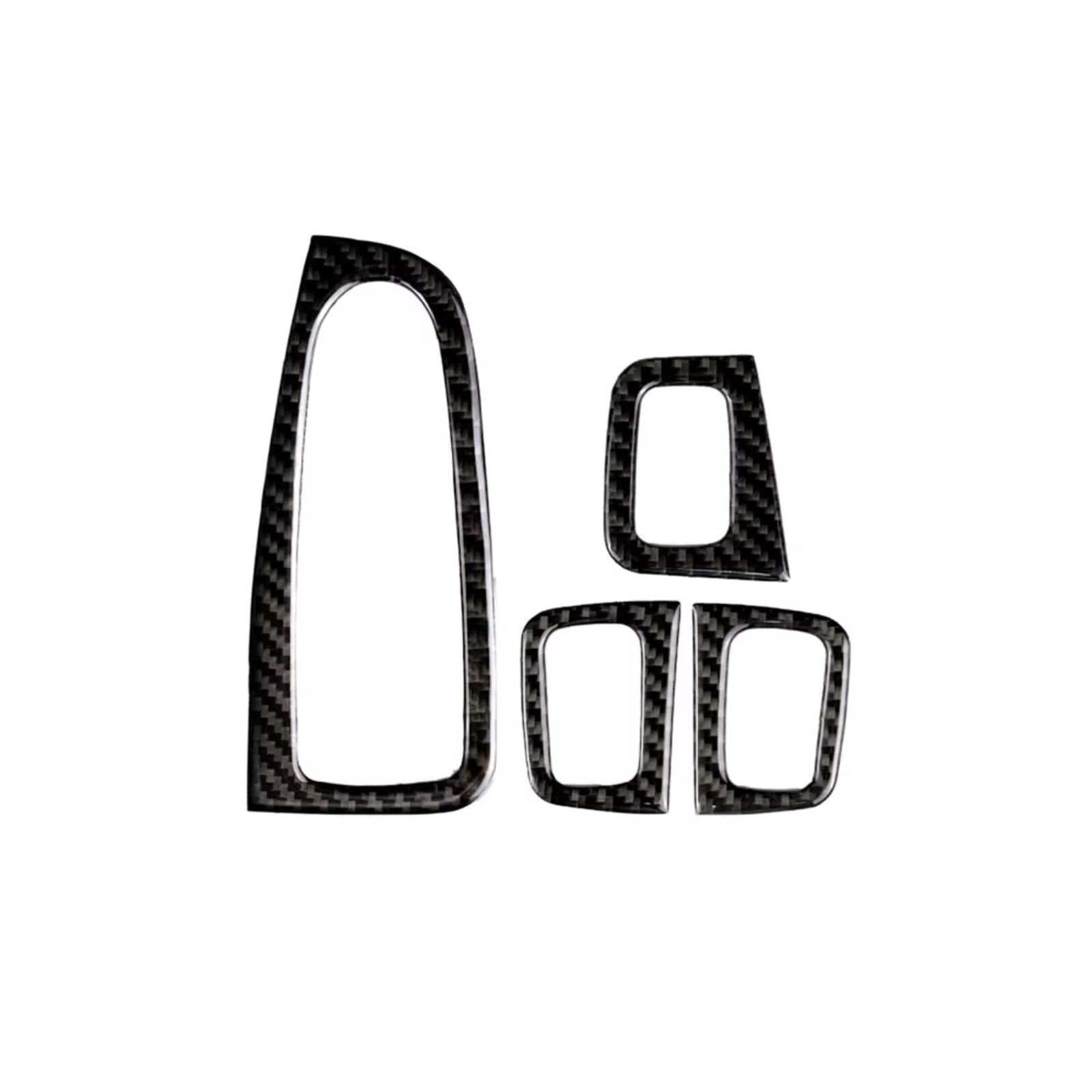 Innenzubehör Für Benz W205 C180 C200 C300 GLC260 C Klasse Auto Fenster Gläser Lift-Taste Abdeckung Schalter Rahmen Trim Zubehör Innenraum(Solid Color) von Qsnfda