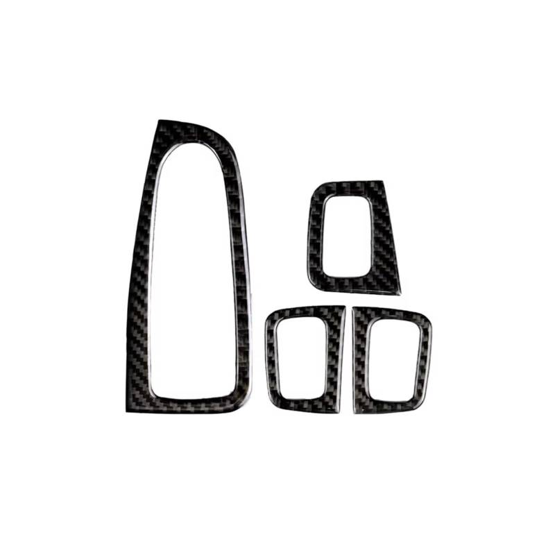 Innenzubehör Für Benz W205 C180 C200 C300 GLC260 C Klasse Auto Fenster Gläser Lift-Taste Abdeckung Schalter Rahmen Trim Zubehör Innenraum(Solid Color) von Qsnfda
