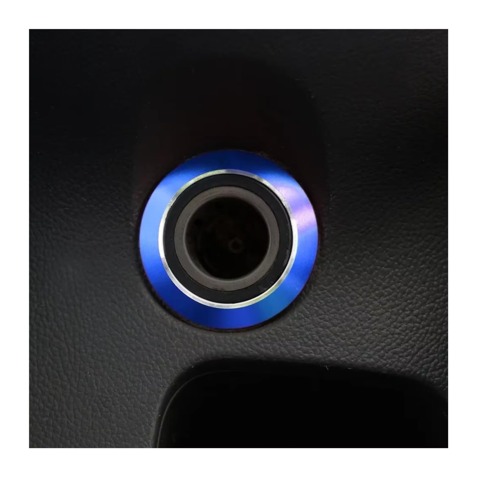 Innenzubehör Für Chevrolet für Chevy für Cruze Hatchback für Malibu 2009-2015 Auto Zigarettenanzünder Dekoration Kreis Trim Aufkleber Zubehör Innenraum(Blue) von Qsnfda