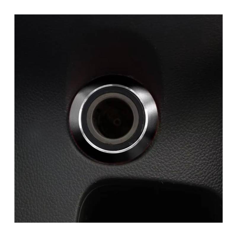 Innenzubehör Für Chevrolet für Chevy für Cruze Hatchback für Malibu 2009-2015 Auto Zigarettenanzünder Dekoration Kreis Trim Aufkleber Zubehör Innenraum(Schwarz) von Qsnfda