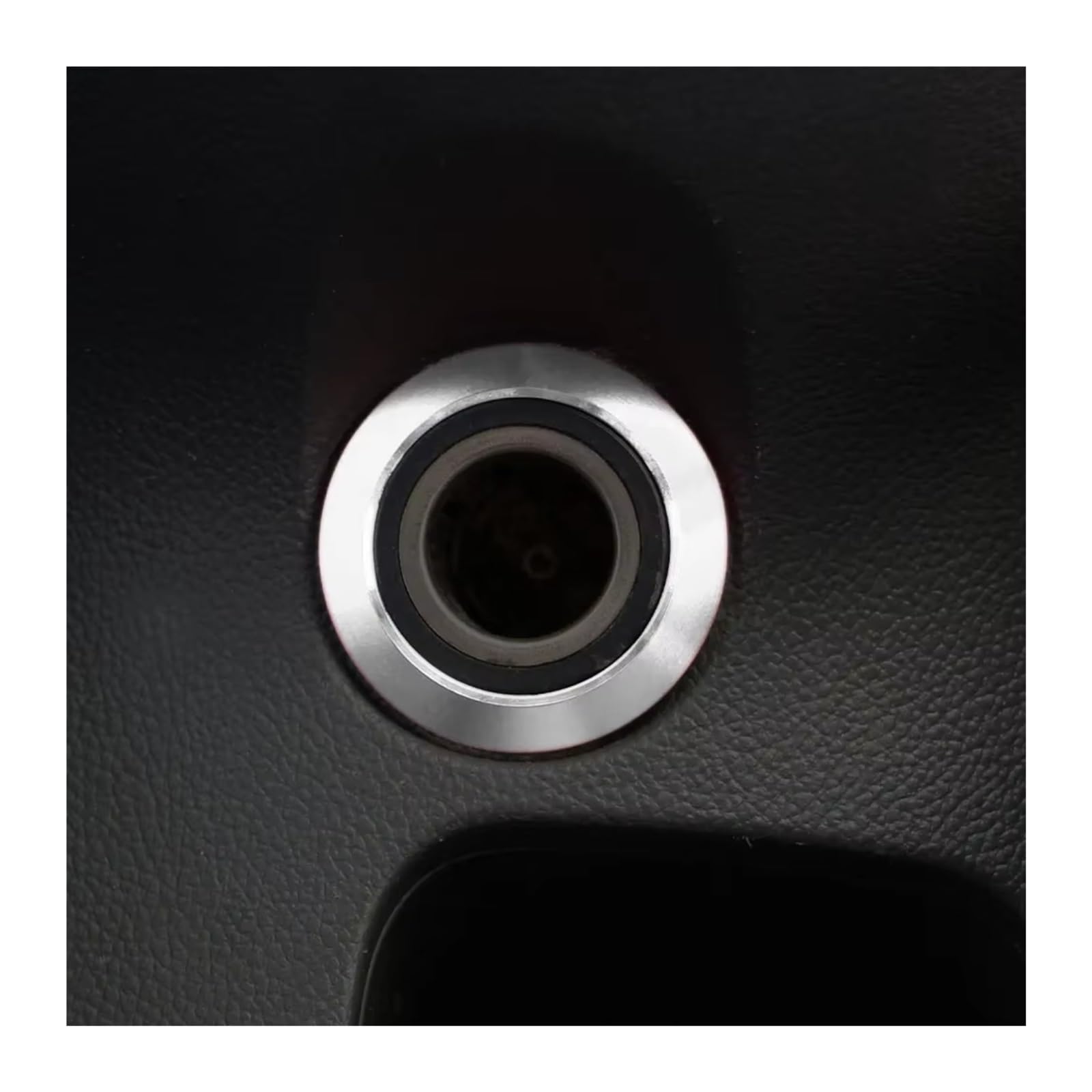 Innenzubehör Für Chevrolet für Chevy für Cruze Hatchback für Malibu 2009-2015 Auto Zigarettenanzünder Dekoration Kreis Trim Aufkleber Zubehör Innenraum(Silber) von Qsnfda