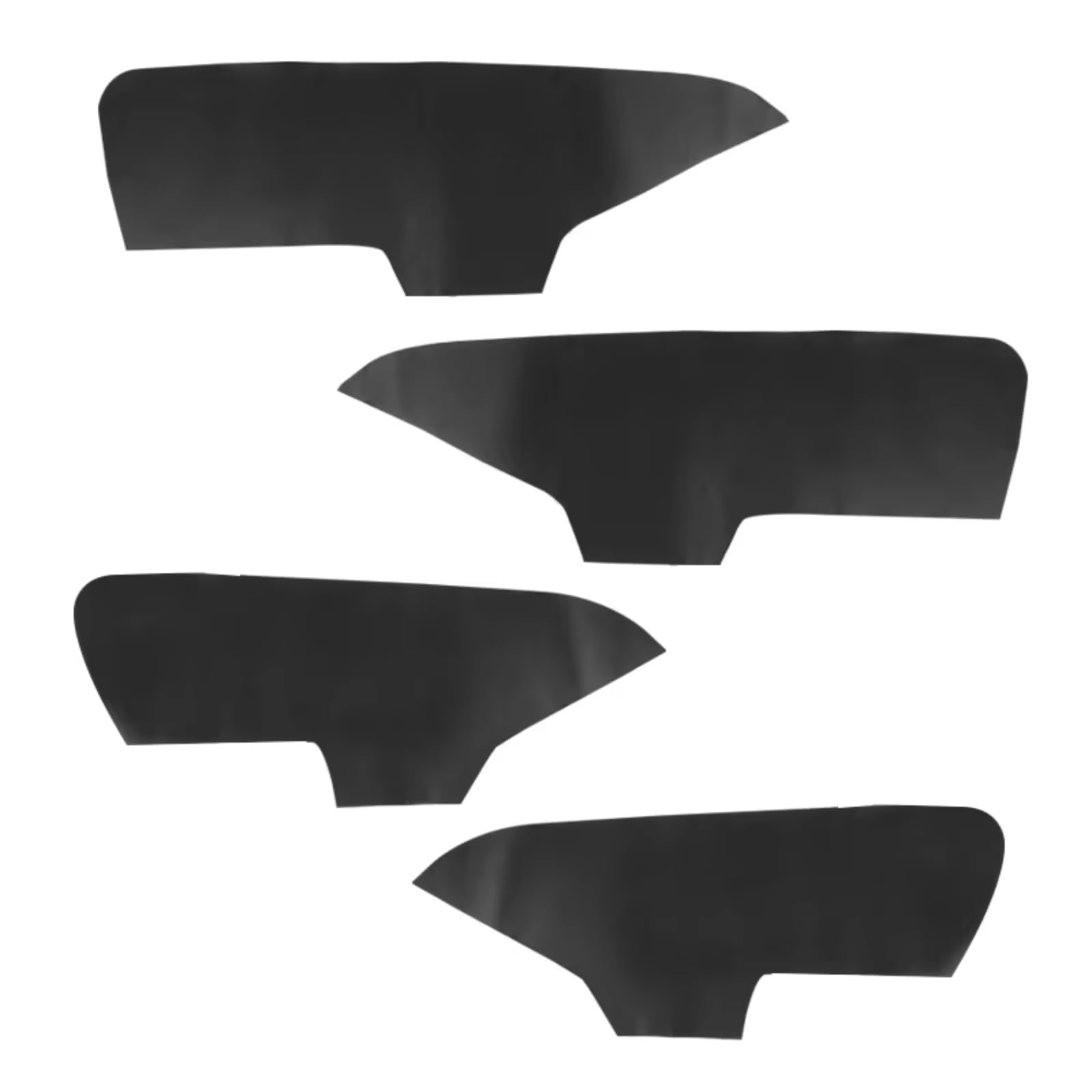 Innenzubehör Für Civic 11th Gen 2021 2022 Auto Mikrofaser Leder Innen Tür Griff Armlehne Panels Abdeckung Schutz Trim Zubehör Innenraum(Door panel Black) von Qsnfda