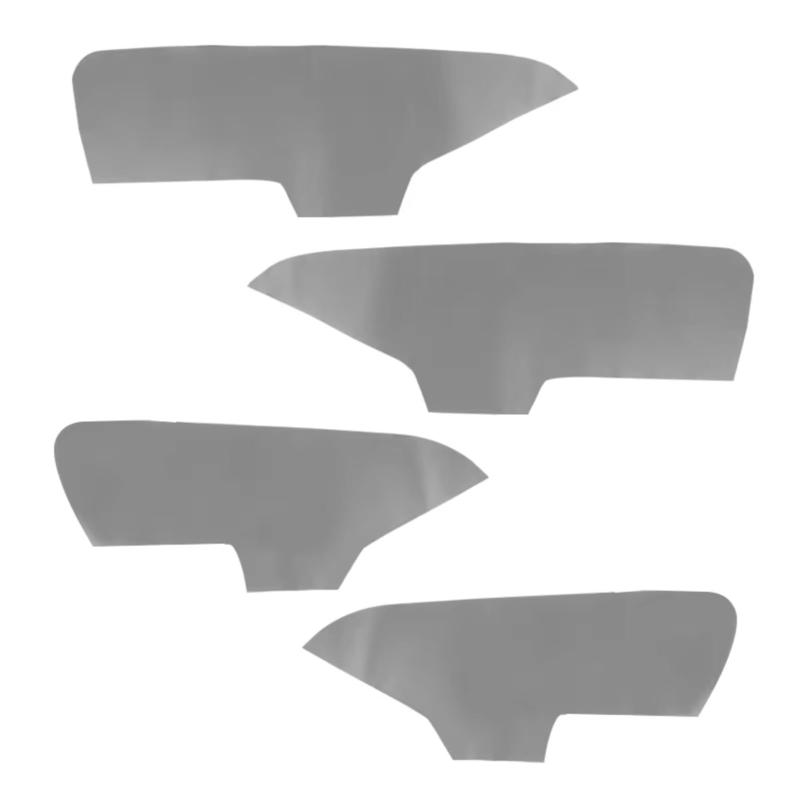 Innenzubehör Für Civic 11th Gen 2021 2022 Auto Mikrofaser Leder Innen Tür Griff Armlehne Panels Abdeckung Schutz Trim Zubehör Innenraum(Door panel Gray) von Qsnfda