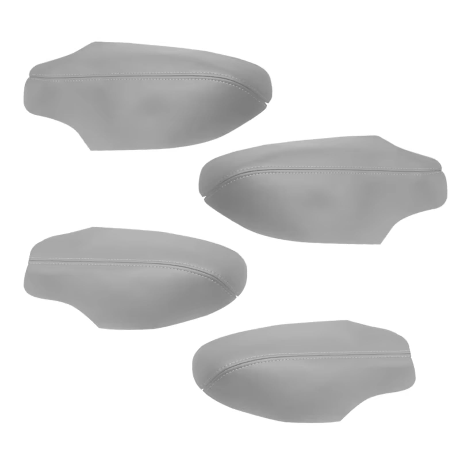 Innenzubehör Für Civic 11th Gen 2021 2022 Auto Mikrofaser Leder Innen Tür Griff Armlehne Panels Abdeckung Schutz Trim Zubehör Innenraum(GRAY) von Qsnfda