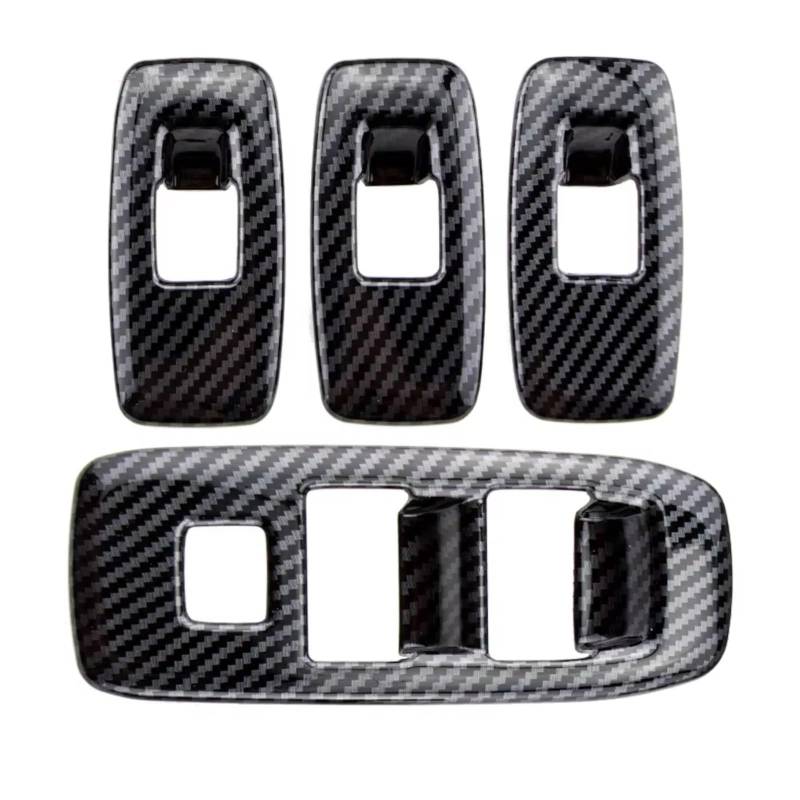 Innenzubehör Für Ford für Ranger für Everest für Endeavour 2015-2020 Auto Tür Fensterheber Schalter Panel Abdeckung Trim Rahmen dekorateur Aufkleber Zubehör Innenraum von Qsnfda