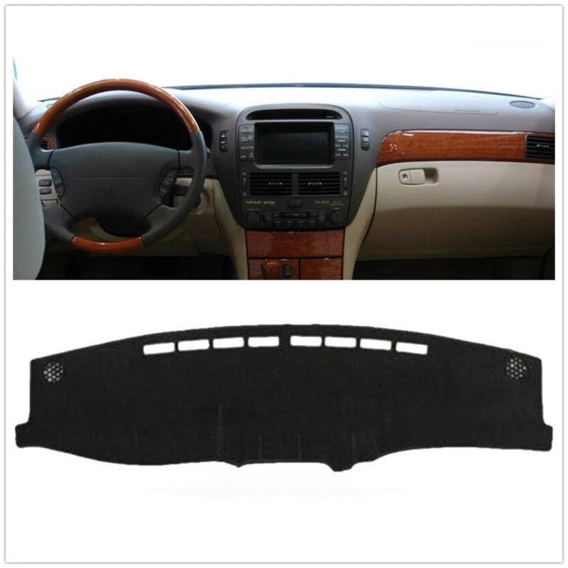 Innenzubehör Für Lexus LS430 2001-2005 Auto Front Dashboard Abdeckung Teppich Trim Dash Board Hitzebeständige Matte Schatten Pad Zubehör Innenraum(LHD) von Qsnfda
