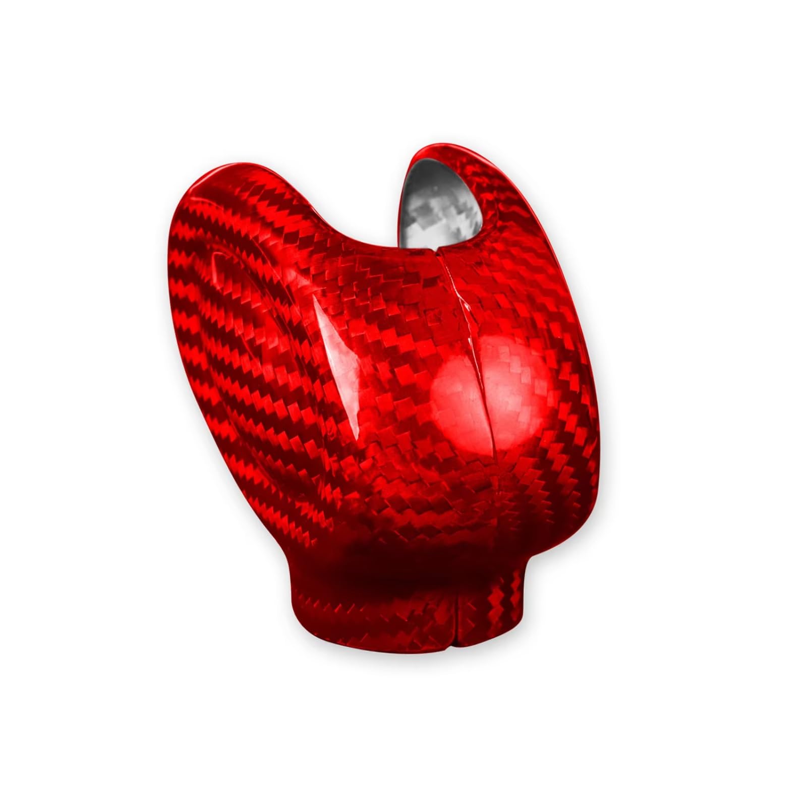 Innenzubehör Für Mini für Cooper F54 F55 F56 F57 F60 für Countryman Zubehör Innenausstattung Auto Schaltknauf Abdeckung Zubehör Innenraum(Red) von Qsnfda