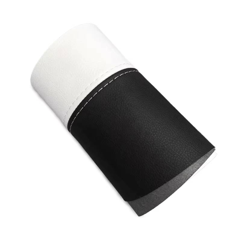 Innenzubehör Für Nissan Für X-Trail Für Rogue 2014-2018 Auto 4 stücke Tür Armlehne Panel Abdeckung Haut Trim weiche Leder Tür Armlehne Abdeckung Zubehör Innenraum(Black-white splice) von Qsnfda