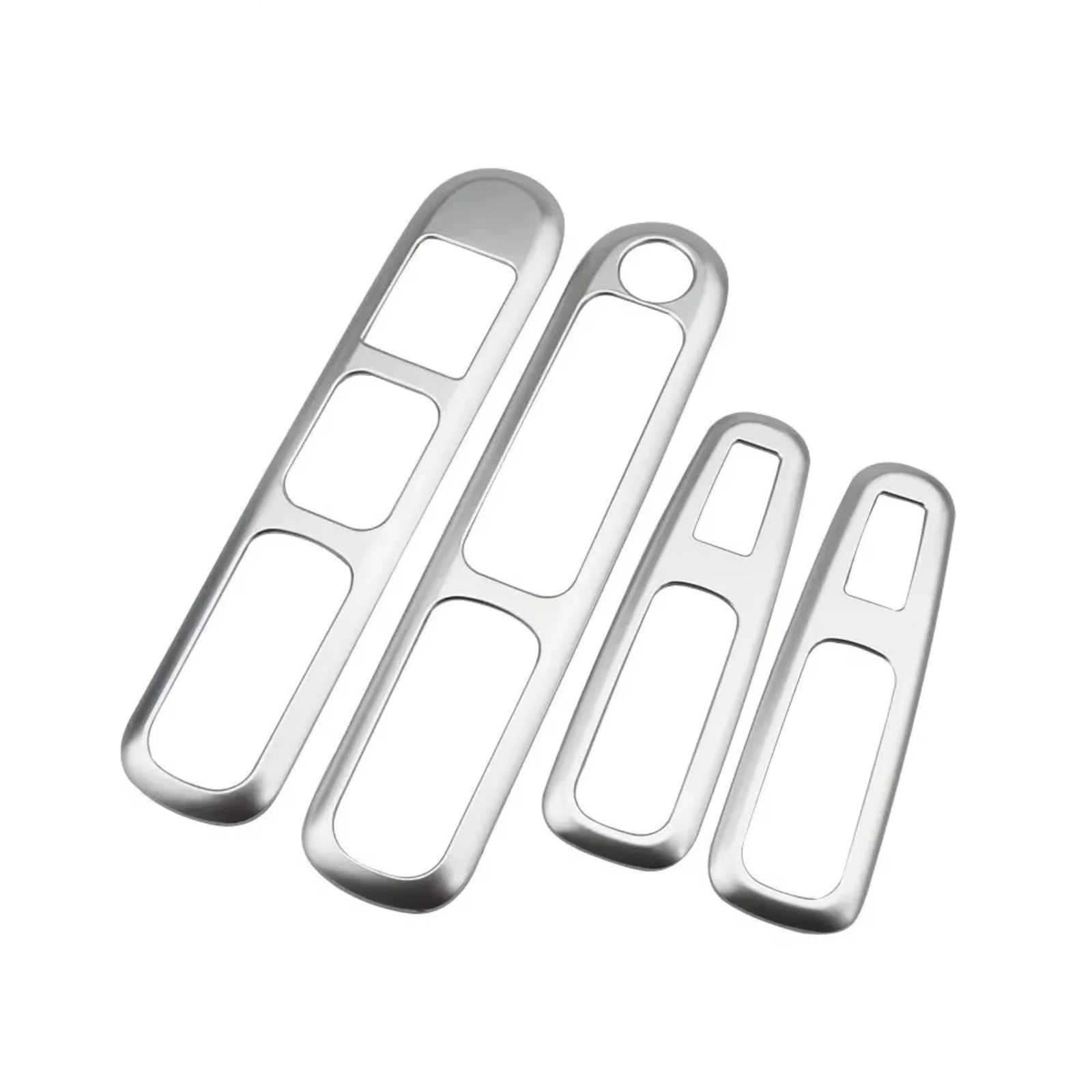 Innenzubehör Für Peugeot 3008 2013 2014 2015 ABS Chrom Auto Türgriff Halter Fensterheber Schalter Taste Panel Abdeckung Trim Zubehör Innenraum(Matt Silver) von Qsnfda