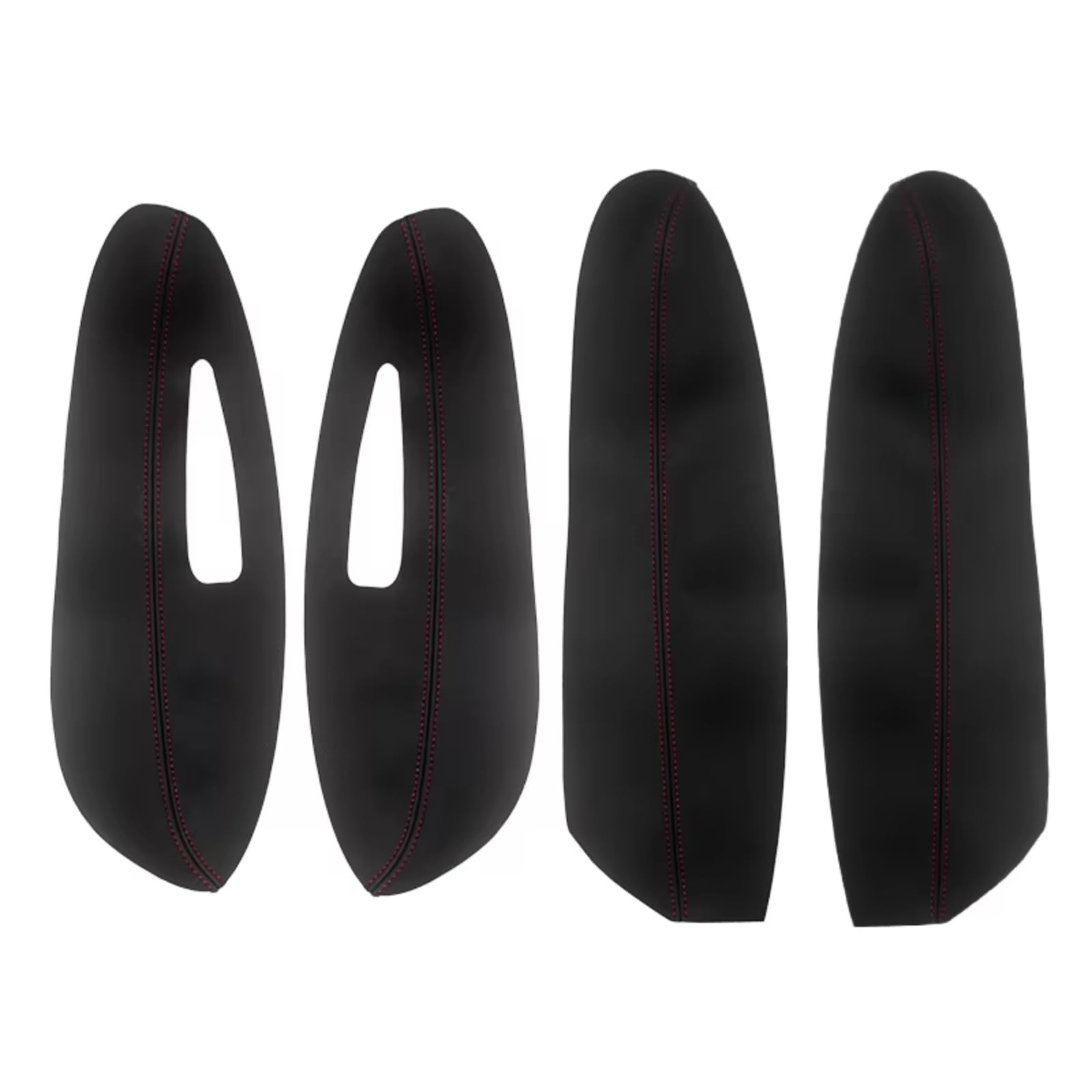 Innenzubehör Für Peugeot 308 2009-2014 Auto Innentür Armlehne Panel Abdeckung Trim Tür Armlehne Abdeckung Zubehör Innenraum(A Black-red line) von Qsnfda