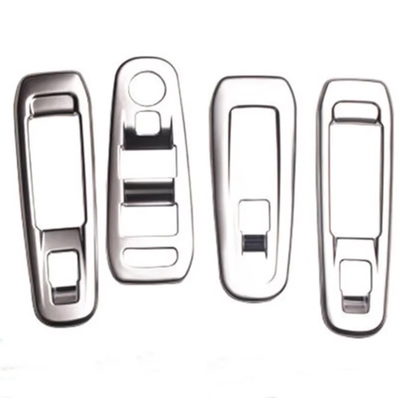 Innenzubehör Für Peugeot 308 2016-2019 308S 408 Innen Auto Fenster Schalter Abdeckung Glas Heber Taste Panel Trim Aufkleber Zubehör Innenraum(Matte Silver) von Qsnfda