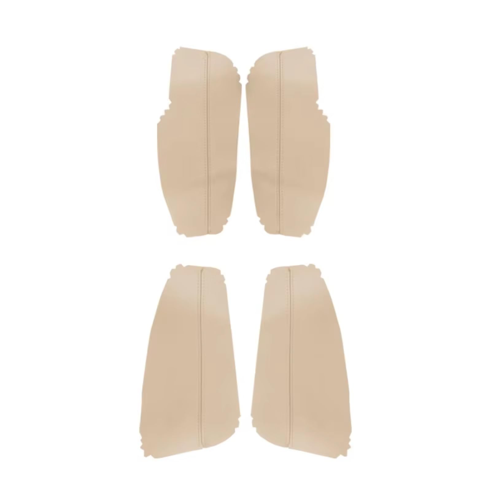 Innenzubehör Für Toyota für Corolla 2014 2015 2016 2017 Mittelkonsole/Türgriff Panel Armlehne Abdeckung mikrofaser leder Schutz Pad Zubehör Innenraum(4xDoor Armrest Beige) von Qsnfda