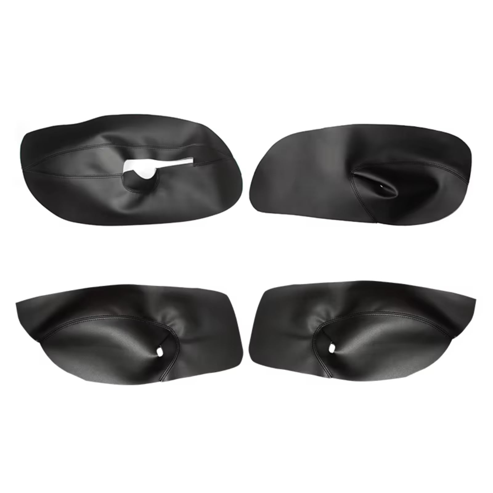 Innenzubehör Für VW Für Golf 4 MK4 Für Bora Für Jetta 1999-2005 Autotür Armlehne Panel Haut Abdeckung Trim tür Armlehne Abdeckung Zubehör Innenraum(LHD Black) von Qsnfda