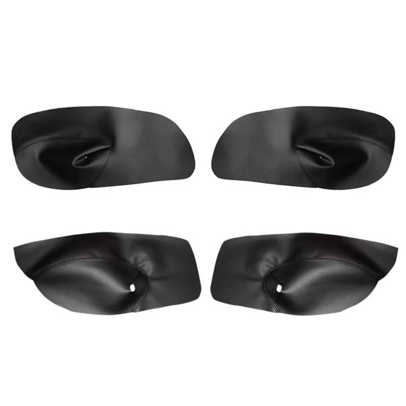 Innenzubehör Für VW Für Golf 4 MK4 Für Jetta 1998-2005 4 stücke Manuelle Steuerung Fenster Auto Türgriff Armlehne Panel Abdeckung Trim ement Trim Zubehör Innenraum(Schwarz) von Qsnfda