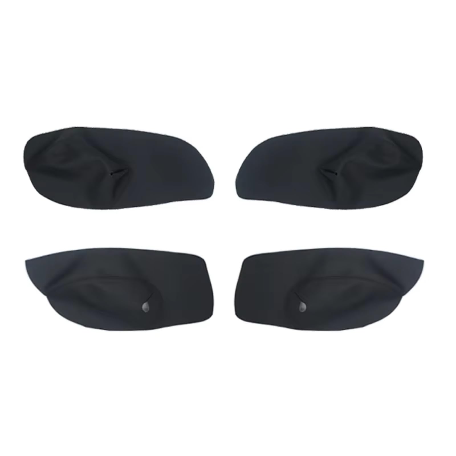 Innenzubehör Für VW Für Golf 4 MK4 Für Jetta Für Bora 98-2005 Mikrofaser Leder Manuelle Türgriff Armlehne Panel Abdeckung Schutz Trim Zubehör Innenraum(4x Black) von Qsnfda
