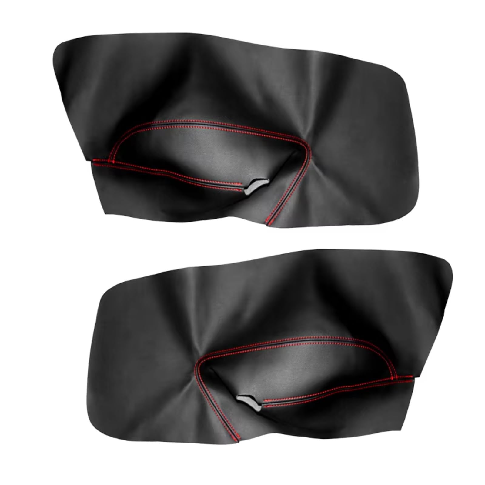 Innenzubehör Für VW Für Golf 5 Für Jetta 2005-2009 Auto Tür Armlehne Panel Abdeckung Aufkleber Trim Links Hand stick Tür Panel Abdeckung Zubehör Innenraum(Rear Black-red) von Qsnfda