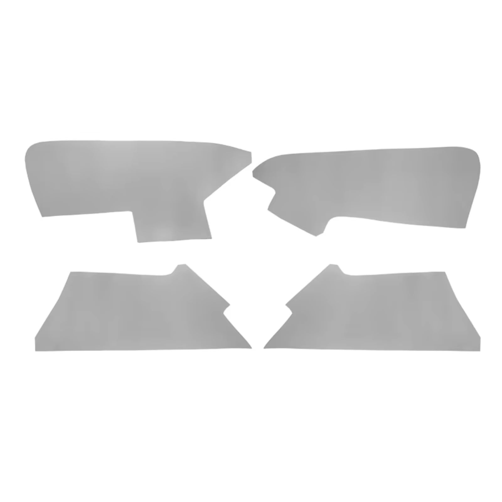 Innenzubehör Für VW Für Jetta MK6 2012-2014 Innen Auto Tür Armlehne Panel Haut Abdeckung Schutz Trim Tür Panel Abdeckung Zubehör Innenraum(Door Panel Gray) von Qsnfda