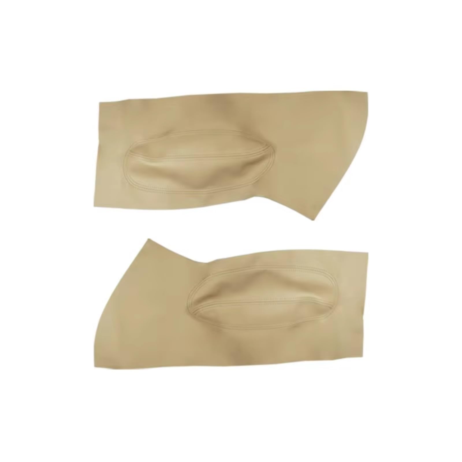 Innenzubehör Für VW Für Käfer 1998-2010 Auto Vordertür Griff Armlehne Panel Mikrofaser Leder Abdeckung Schutz Trim Zubehör Innenraum(Beige) von Qsnfda