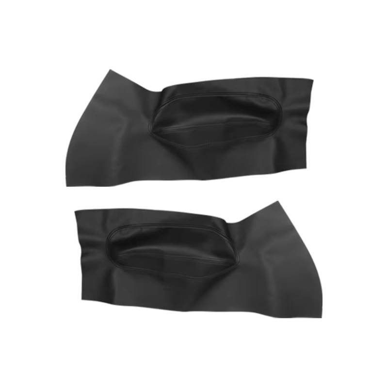 Innenzubehör Für VW Für Käfer 1998-2010 Auto Vordertür Griff Armlehne Panel Mikrofaser Leder Abdeckung Schutz Trim Zubehör Innenraum(Schwarz) von Qsnfda