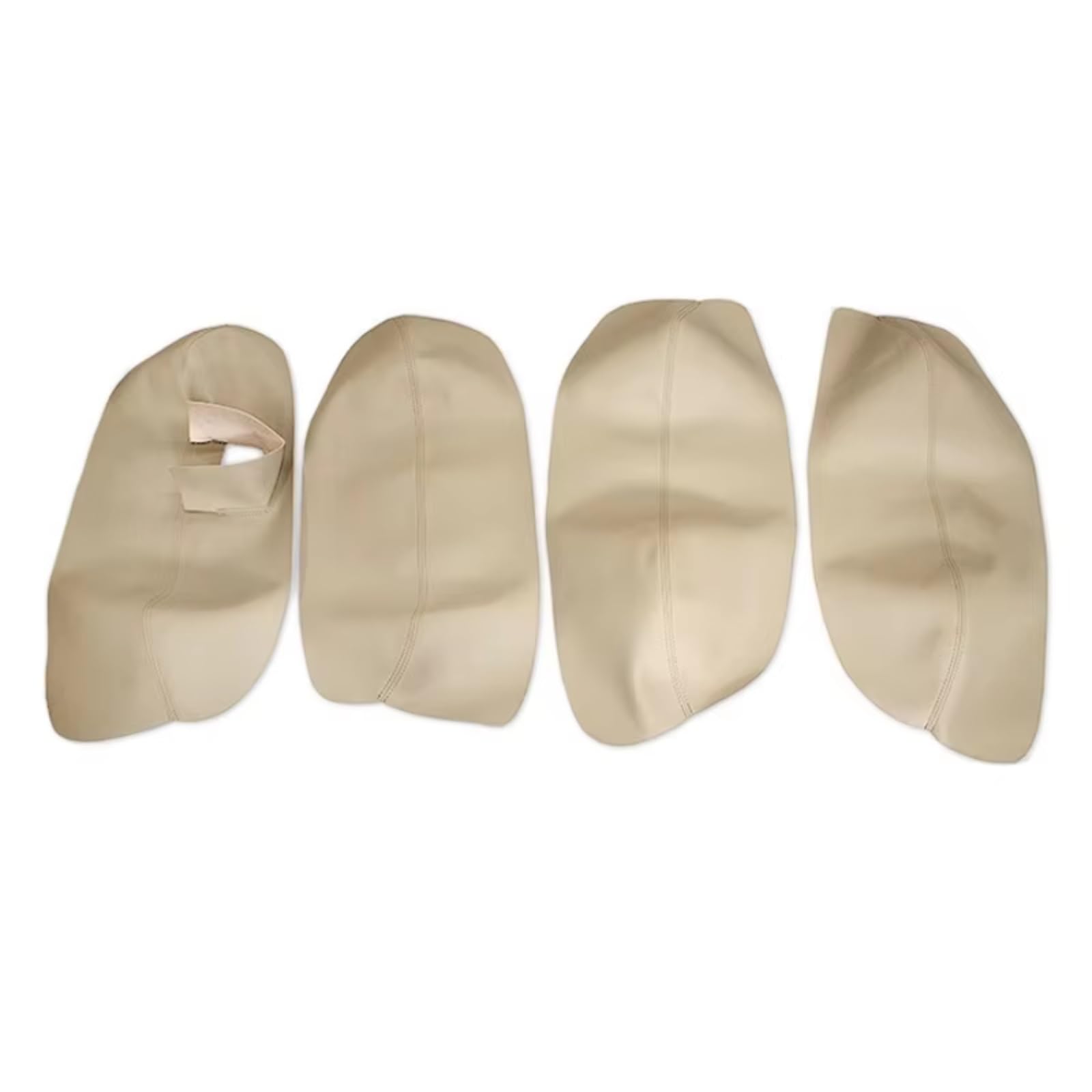 Innenzubehör Für VW Für Passat B5 1998-2005 Auto Tür Armlehne Panel Abdeckung Trim Links hand Stick Weiche Leder Tür Panel Abdeckung Zubehör Innenraum(4pcs Beige) von Qsnfda
