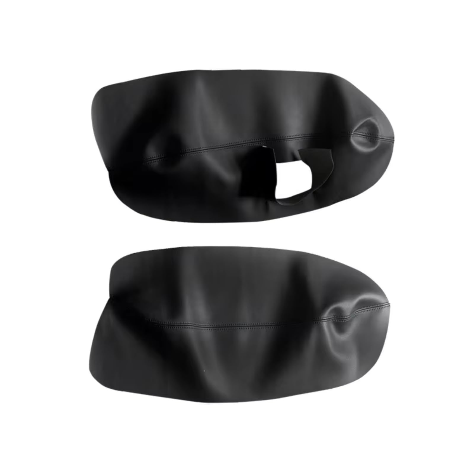 Innenzubehör Für VW Für Passat B5 1998-2005 Auto Tür Armlehne Panel Abdeckung Trim Links hand Stick Weiche Leder Tür Panel Abdeckung Zubehör Innenraum(Front Black) von Qsnfda
