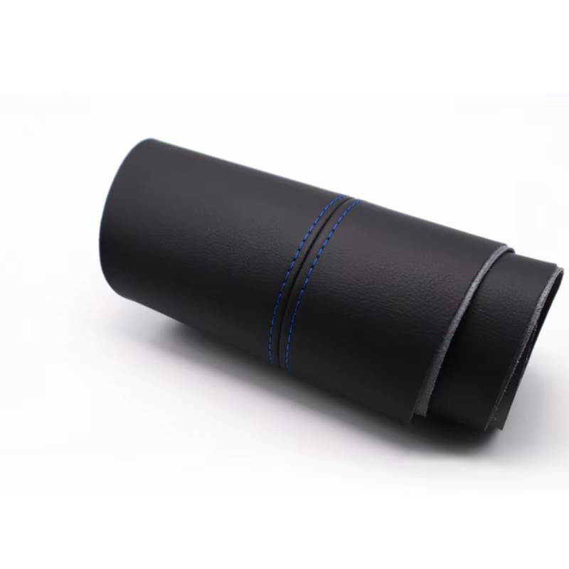 Innenzubehör Für VW Für Polo 2011 2012 2013 2014 2015 2016 Mikrofaser Leder Türgriff Armlehne Panel Dekorative Abdeckung Zubehör Innenraum(Black - blue line,Rear pair) von Qsnfda