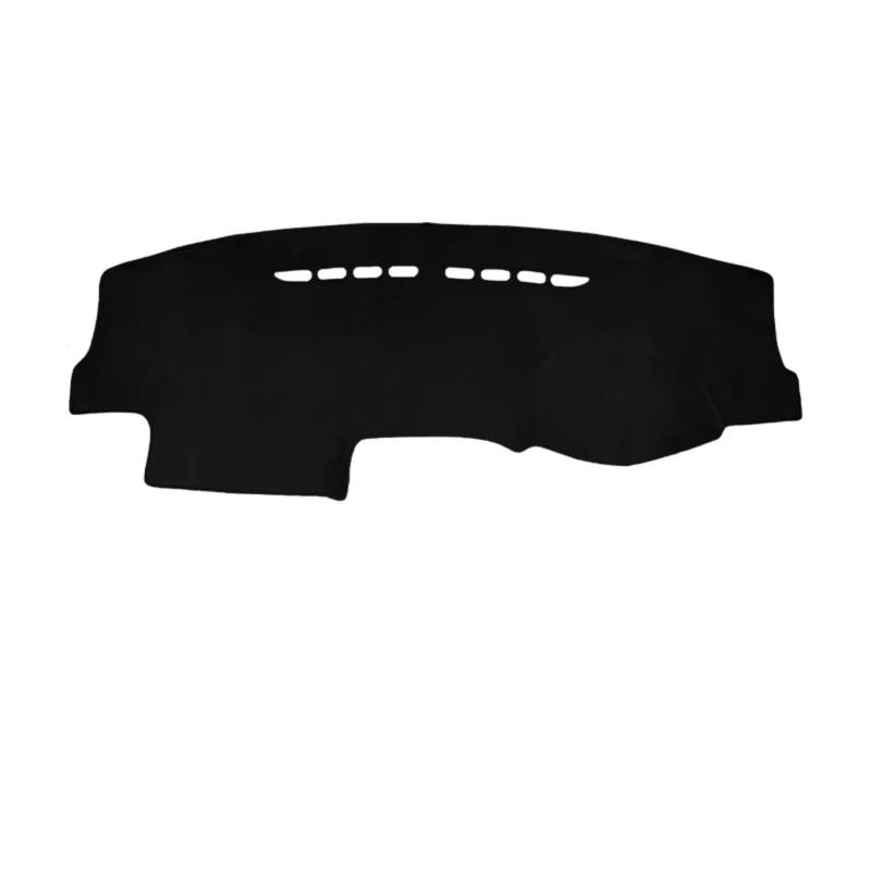 Innenzubehör Für VW für Golf 6 MK6 für GTI 5K1 Flanell Auto Anti Slip Anti UV Matte Dashboard Abdeckung Pad Dashmat teppich Zubehör Innenraum(RHD-Black) von Qsnfda