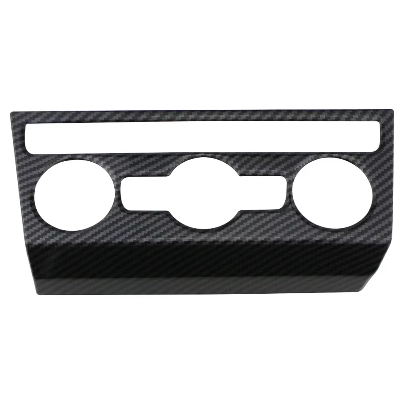 Innenzubehör Für VW für T-roc 2018-2023 ABS Auto Klimaanlage AC Schalter Panel Trim Dekoration Abdeckung Aufkleber Zubehör Innenraum(Carbon fiber black) von Qsnfda