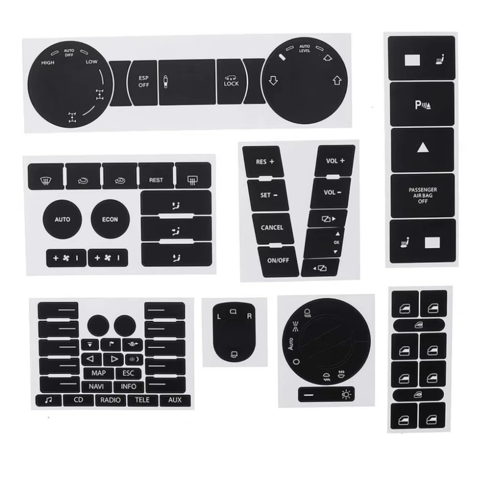 Innenzubehör Für VW für Touareg 04–09 8 Stück Auto-Instrumentenknopf-Aufkleber, Auto-Panel-Aufkleber, Auto-Armaturenbrett-Reparatur-Aufkleber Zubehör Innenraum Innenzubehör Für VW für Touareg 04–09 8 Stück Auto-Instrumentenknopf-Aufkleber, Auto-Panel-Aufkleber, Auto-Armaturenbrett-Reparatur-Aufkleber Zubehör Innenraum von Qsnfda