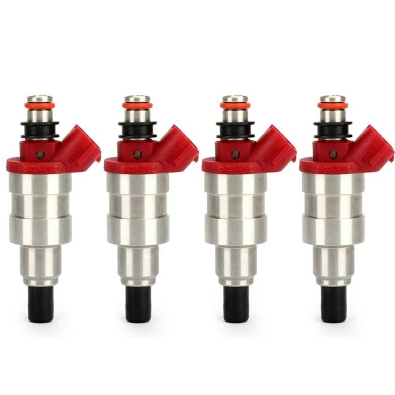 Qsnfda Auto Einspritzdüse Für Mazda B2600 MPV 2.6L 1990 1991 1992 1993 1994 Kraftstoff Injektor G609-13-250 FJ400 4 Stück Auto Einspritzventil von Qsnfda