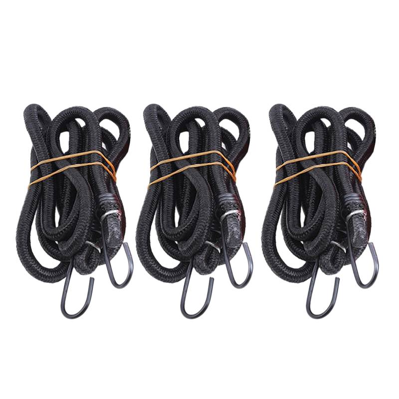 3pcs Elastisches Bungee Riemen Set Zum Sicherungsgepäck Camp Weather Proof Elastic Gepäckkabel Bungee Kabel Mit Haken von Qsvbeeqj