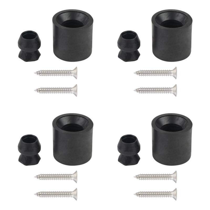 Qsvbeeqj 4PCS Anhänger Türhalter Set Gummistopper Fade Resistant Trailer Türstütze Einfache Installationen Für Pferdeanhänger von Qsvbeeqj