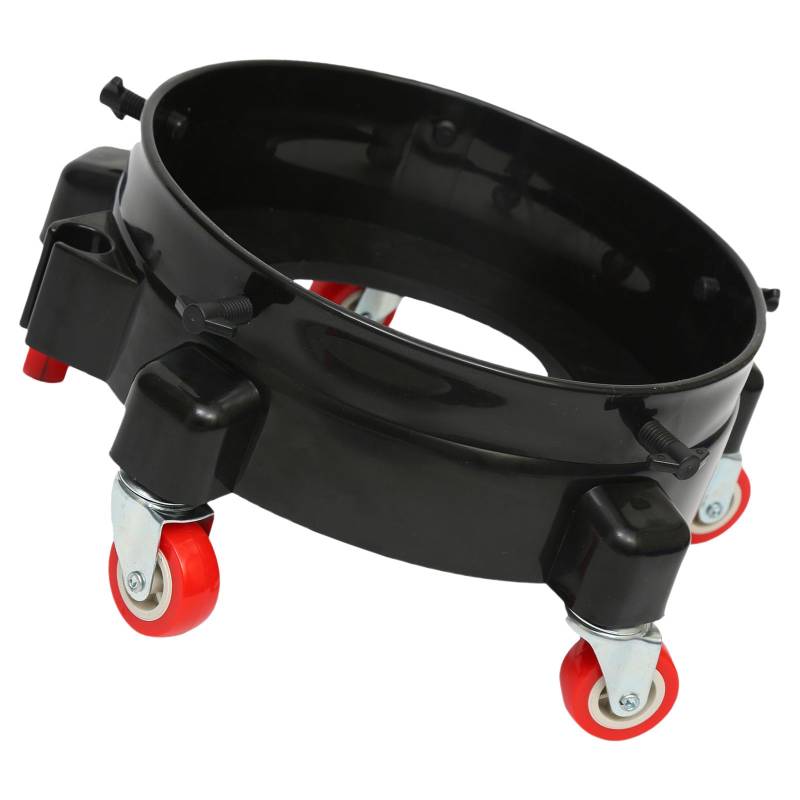 Qsvbeeqj Autowasch Eimer Roller Mit Rädern Vielseitiger Autowasch Eimer Trolley Bauch von Qsvbeeqj