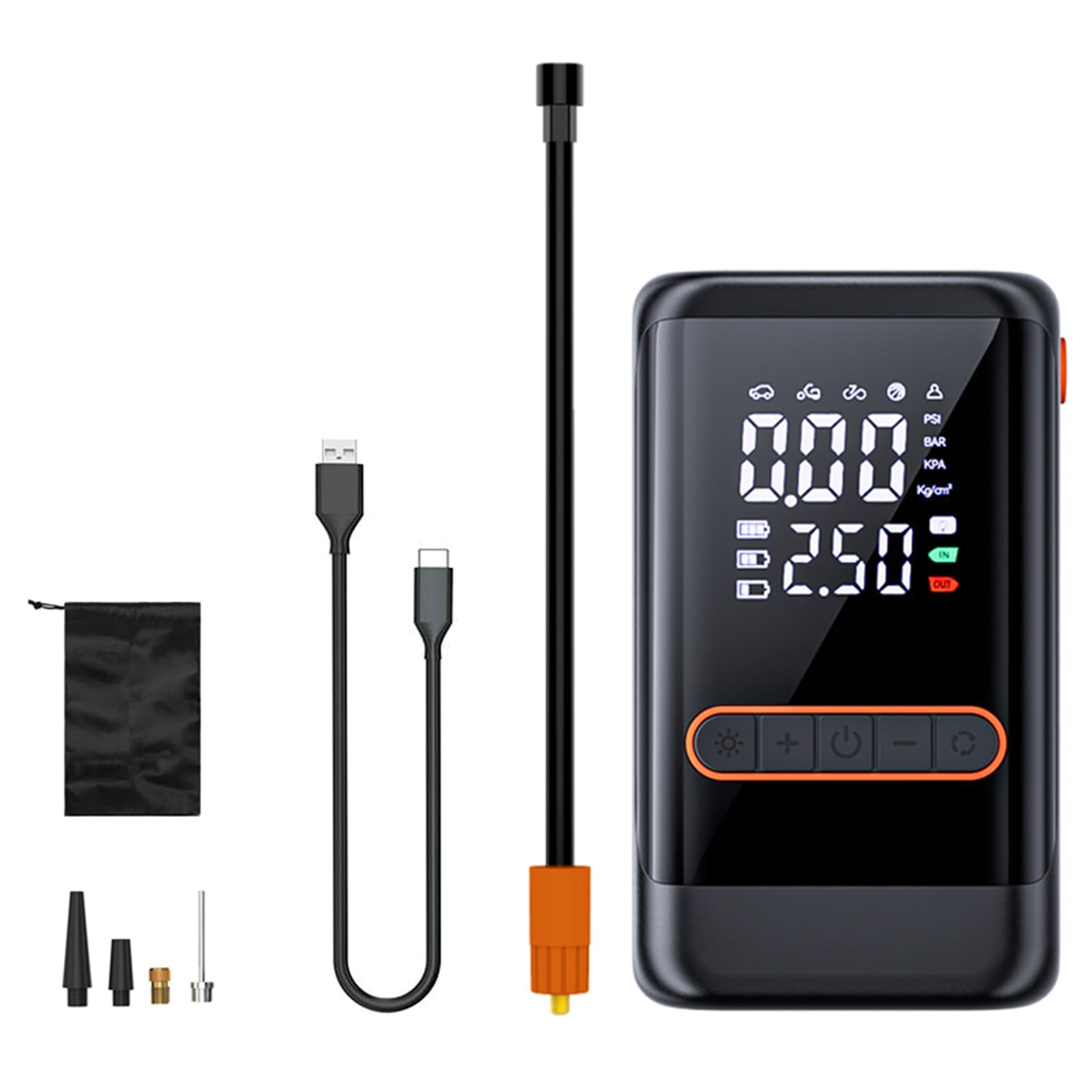 Qsvbeeqj Intelligente Digitale Display Luftpumpen Easy Tragy Tire Inflator Hocheffizienzpumpe Für Die Schnelle Inflation Von Autos Und Fahrrädern Reifen Qsvbeeqj Intelligente Digitale Display Luftpumpen Easy Tragy Tire Inflator Hocheffizienzpumpe Für Die Schnelle Inflation Von Autos Und Fahrrädern Reifen von Qsvbeeqj