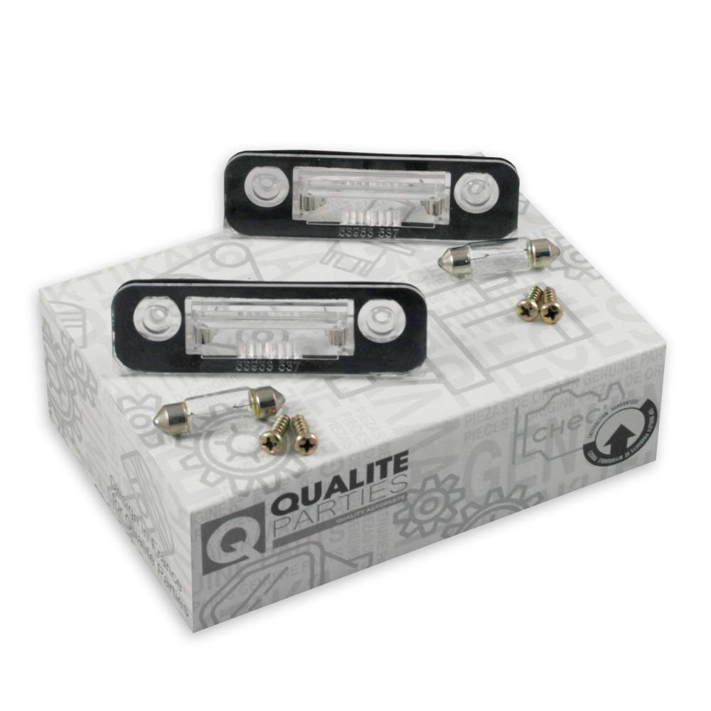 Qualite Parties IDENTLIGHT 2x KENNZEICHENLEUCHTE KENNZEICHENBELEUCHTUNG Weißglühend für Auto Nummernschilder 2000 - 2007 Klarer Kunststoff Qualite Parties IDENTLIGHT 2x KENNZEICHENLEUCHTE KENNZEICHENBELEUCHTUNG Weißglühend für Auto Nummernschilder 2000 - 2007 Klarer Kunststoff von Qualite Parties