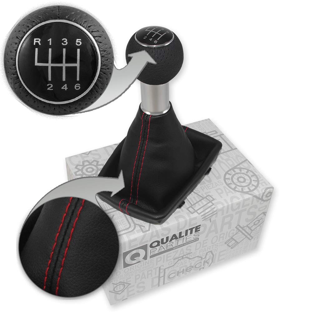 S-LINE SCHALTKNAUF SCHALTSACK SCHALTMANSCHETTE ROT 6 GANG S-LINE SCHALTKNAUF SCHALTSACK SCHALTMANSCHETTE ROT 6 GANG von Qualite Parties