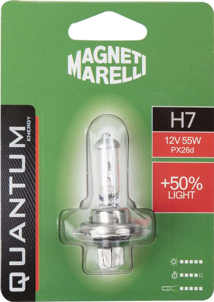 Quantum Energy - Auto-Halogenlampe | H7 Glühlampe +50% Licht | 12V 55W PX26d | Für Fern-, Abblend-, und Nebelscheinwerfer, H7, Aluminium Quantum Energy - Auto-Halogenlampe | H7 Glühlampe +50% Licht | 12V 55W PX26d | Für Fern-, Abblend-, und Nebelscheinwerfer, H7, Aluminium von Quantum Energy