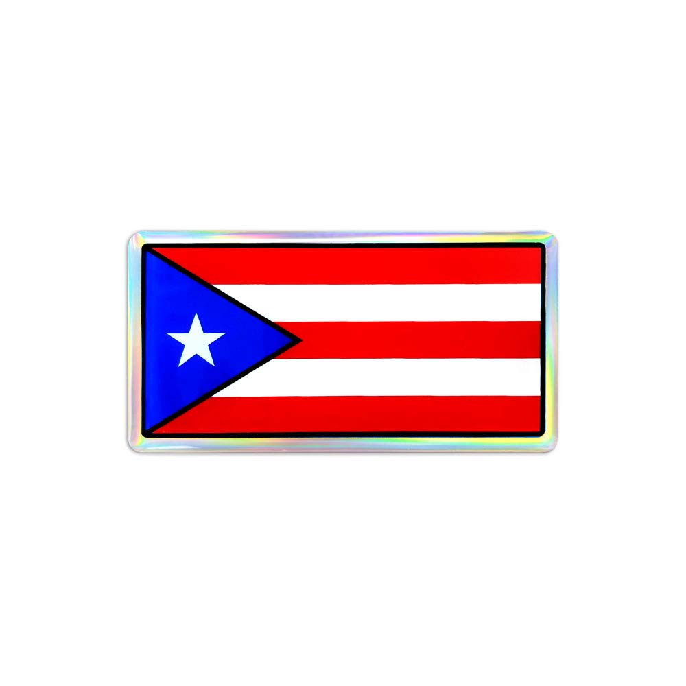 Quattroerre 492 Sticker Flagge Puerto Rico mm 80 x 40 3d von Quattroerre