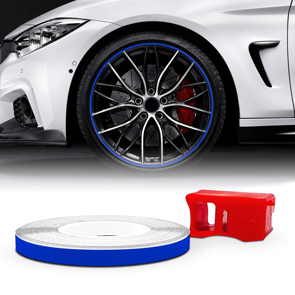 4R Quattroerre.it 10363 Dekorstreifen für Felgen mit Applikator, Wheel Trim Stripes Blau, 5 mm x 6 mt 4R Quattroerre.it 10363 Dekorstreifen für Felgen mit Applikator, Wheel Trim Stripes Blau, 5 mm x 6 mt von 4R Quattroerre.it