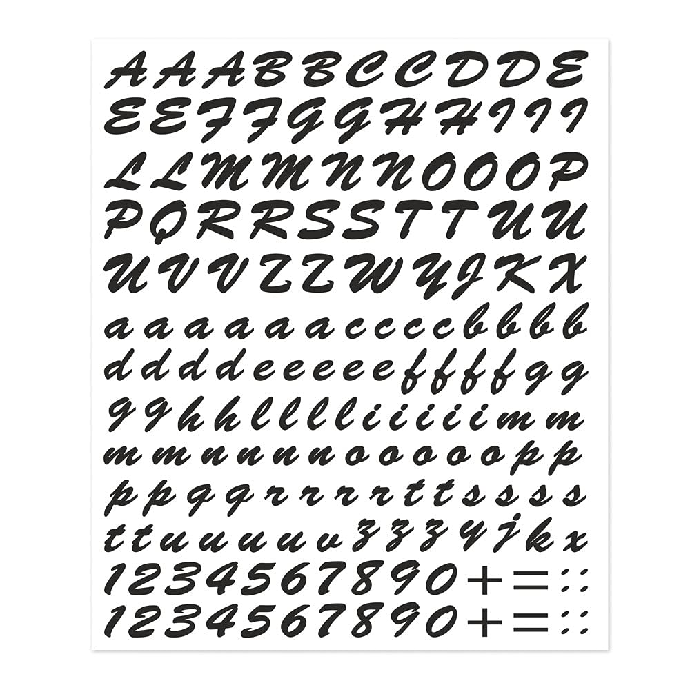 4R Quattroerre.it 1231 Selbstklebende Buchstaben Kit, Schwarz 4R Quattroerre.it 1231 Selbstklebende Buchstaben Kit, Schwarz von 4R Quattroerre.it